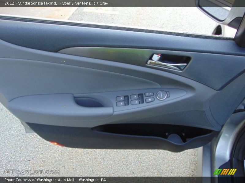 Hyper Silver Metallic / Gray 2012 Hyundai Sonata Hybrid