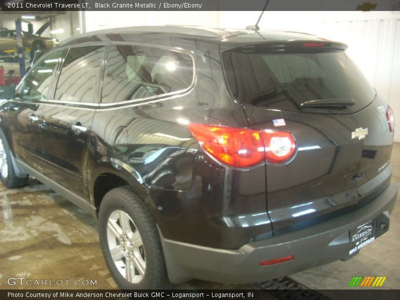 Black Granite Metallic / Ebony/Ebony 2011 Chevrolet Traverse LT
