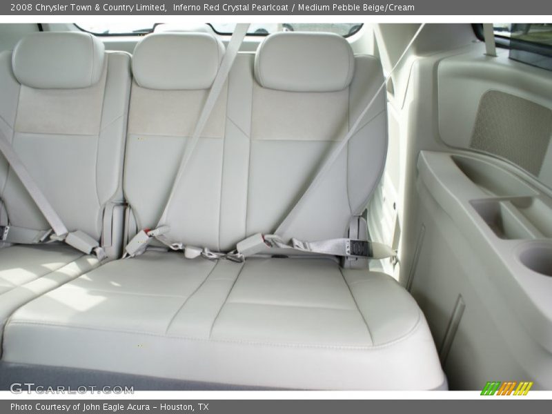 Inferno Red Crystal Pearlcoat / Medium Pebble Beige/Cream 2008 Chrysler Town & Country Limited