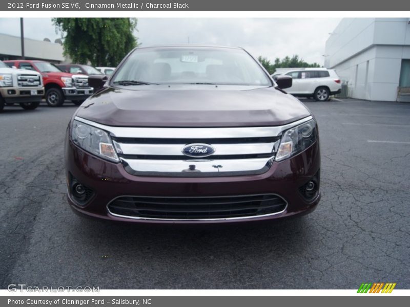 Cinnamon Metallic / Charcoal Black 2012 Ford Fusion SE V6