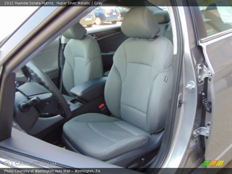 Hyper Silver Metallic / Gray 2012 Hyundai Sonata Hybrid
