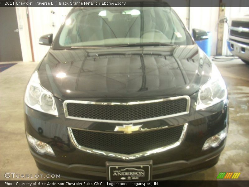 Black Granite Metallic / Ebony/Ebony 2011 Chevrolet Traverse LT