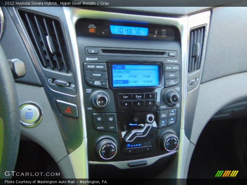 Hyper Silver Metallic / Gray 2012 Hyundai Sonata Hybrid