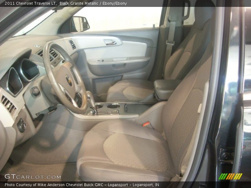 Black Granite Metallic / Ebony/Ebony 2011 Chevrolet Traverse LT