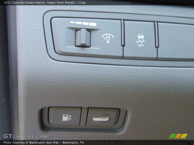Hyper Silver Metallic / Gray 2012 Hyundai Sonata Hybrid
