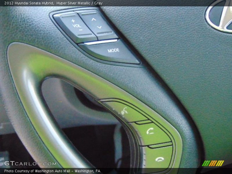 Hyper Silver Metallic / Gray 2012 Hyundai Sonata Hybrid
