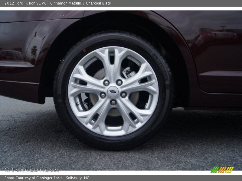 Cinnamon Metallic / Charcoal Black 2012 Ford Fusion SE V6