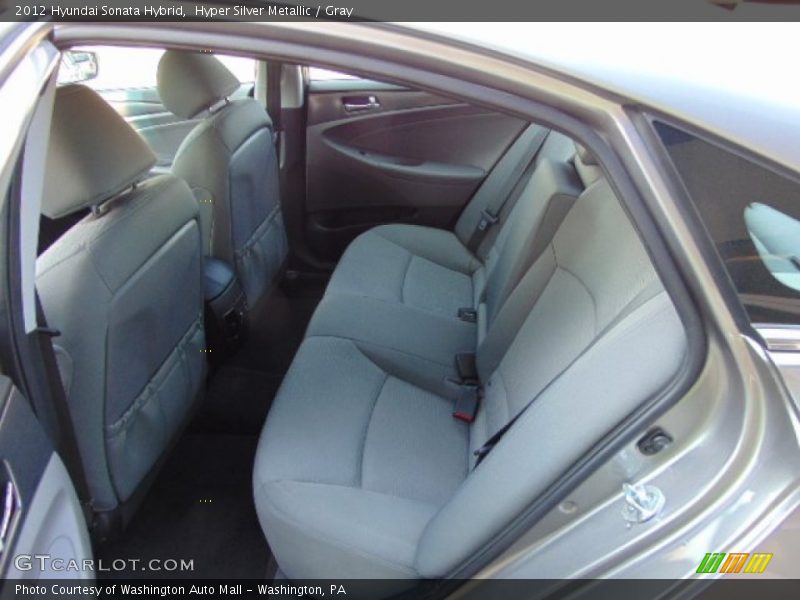 Hyper Silver Metallic / Gray 2012 Hyundai Sonata Hybrid