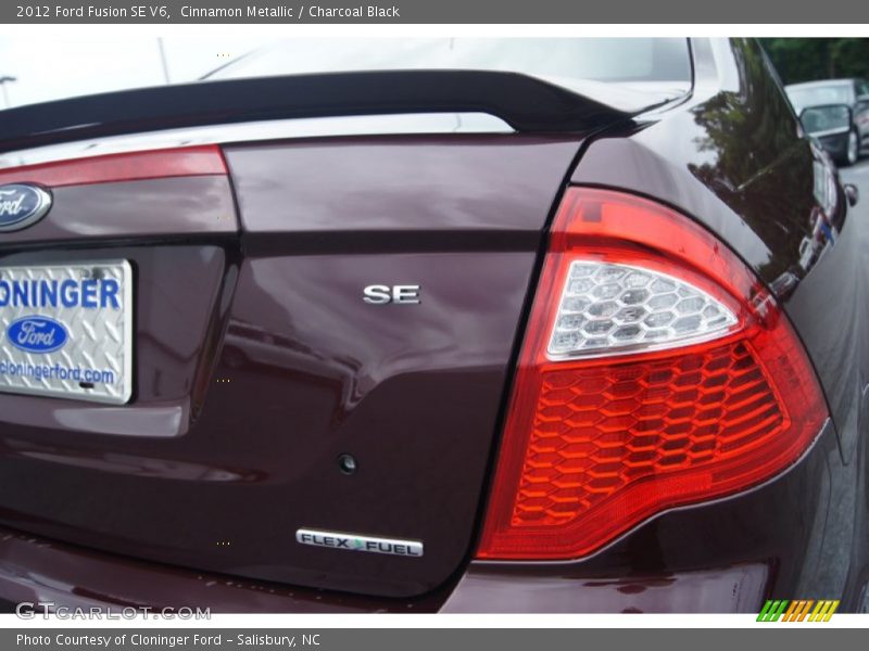 Cinnamon Metallic / Charcoal Black 2012 Ford Fusion SE V6