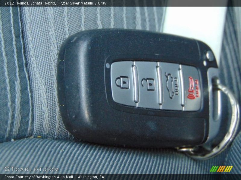 Hyper Silver Metallic / Gray 2012 Hyundai Sonata Hybrid