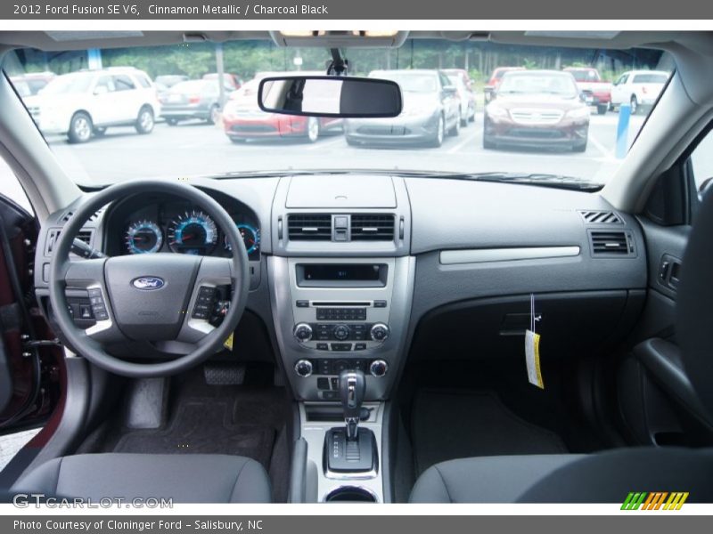 Cinnamon Metallic / Charcoal Black 2012 Ford Fusion SE V6
