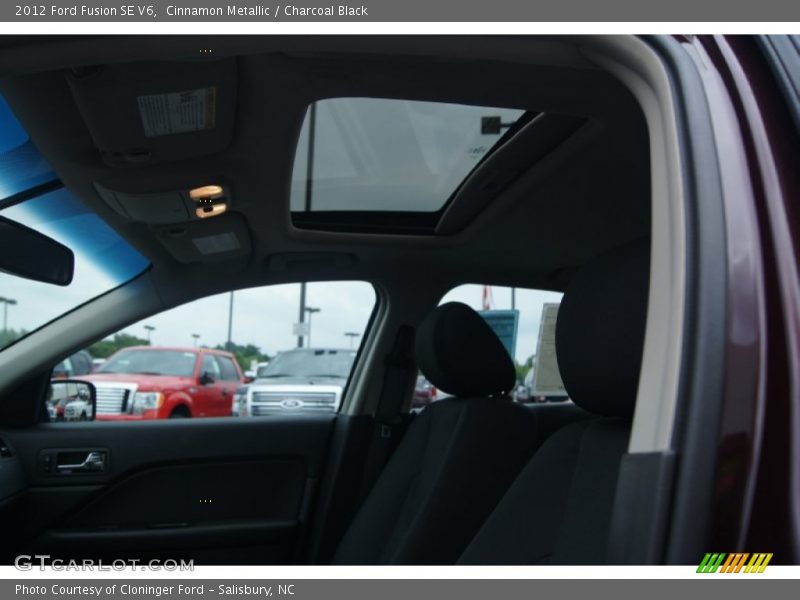 Cinnamon Metallic / Charcoal Black 2012 Ford Fusion SE V6