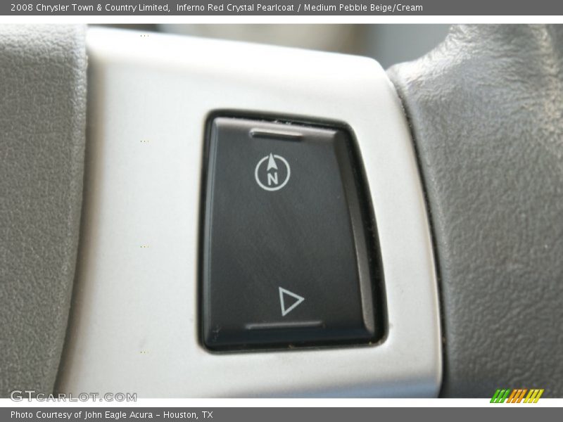 Inferno Red Crystal Pearlcoat / Medium Pebble Beige/Cream 2008 Chrysler Town & Country Limited