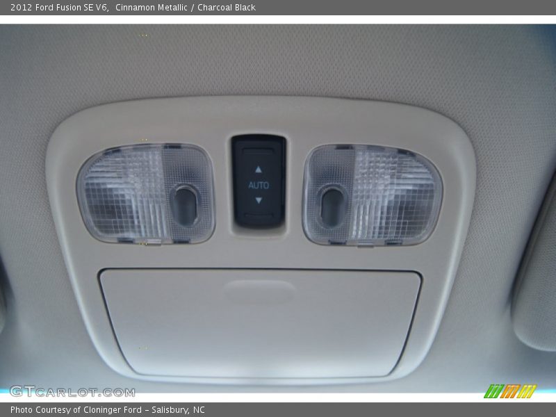 Cinnamon Metallic / Charcoal Black 2012 Ford Fusion SE V6