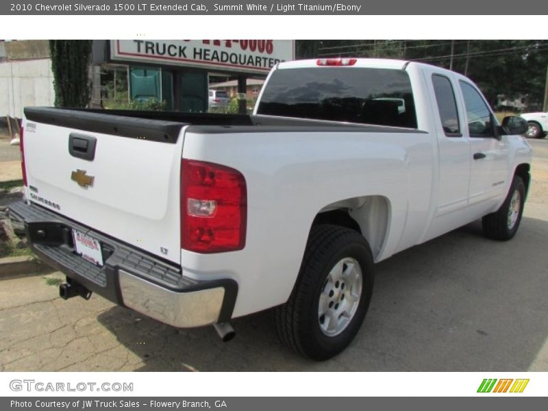 Summit White / Light Titanium/Ebony 2010 Chevrolet Silverado 1500 LT Extended Cab