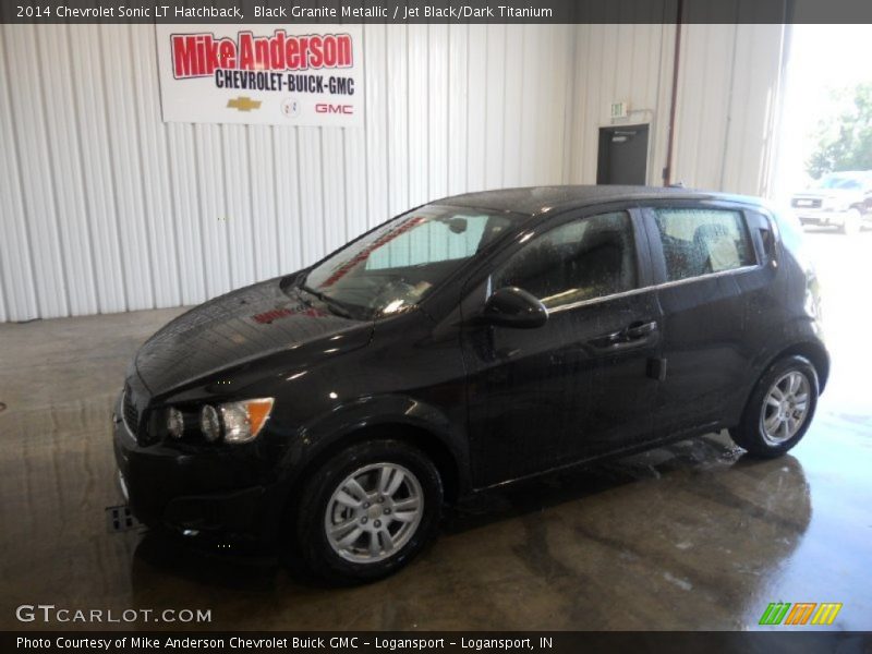 Black Granite Metallic / Jet Black/Dark Titanium 2014 Chevrolet Sonic LT Hatchback