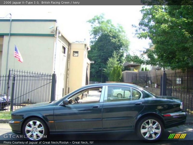 British Racing Green / Ivory 2006 Jaguar X-Type 3.0