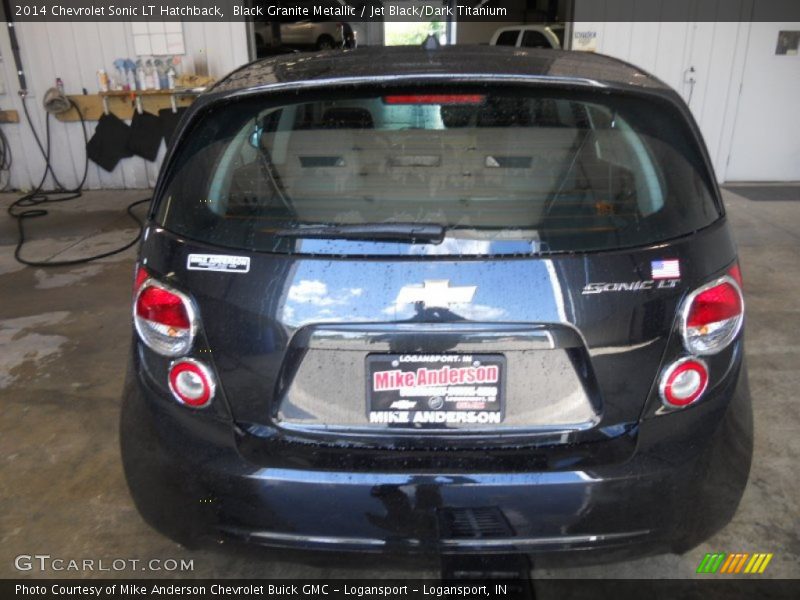 Black Granite Metallic / Jet Black/Dark Titanium 2014 Chevrolet Sonic LT Hatchback