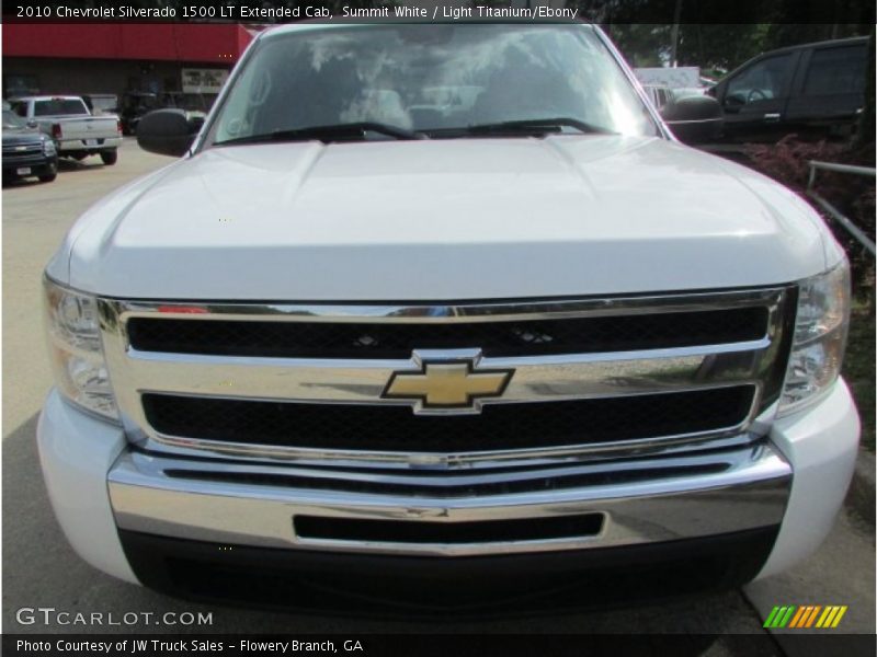 Summit White / Light Titanium/Ebony 2010 Chevrolet Silverado 1500 LT Extended Cab