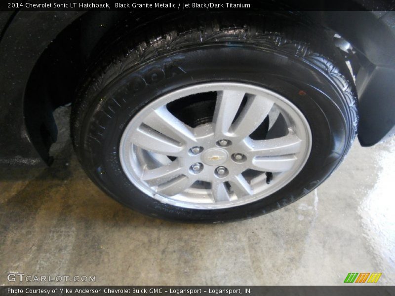 Black Granite Metallic / Jet Black/Dark Titanium 2014 Chevrolet Sonic LT Hatchback