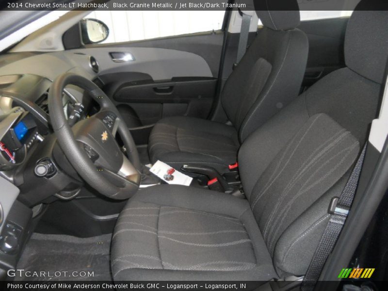Black Granite Metallic / Jet Black/Dark Titanium 2014 Chevrolet Sonic LT Hatchback