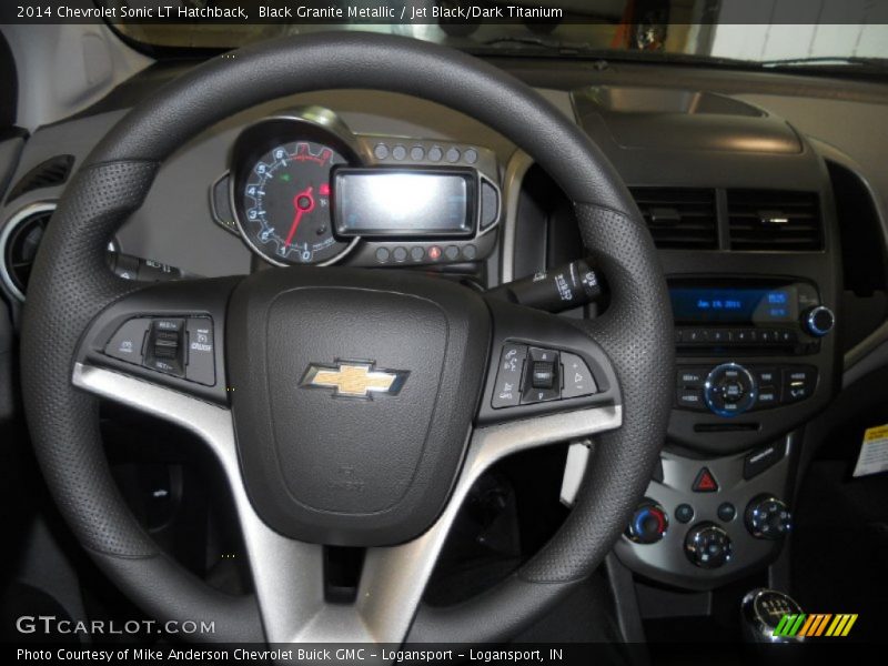 Black Granite Metallic / Jet Black/Dark Titanium 2014 Chevrolet Sonic LT Hatchback