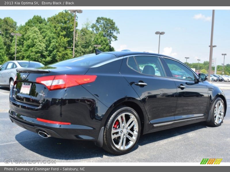 Ebony Black / Black 2013 Kia Optima SX