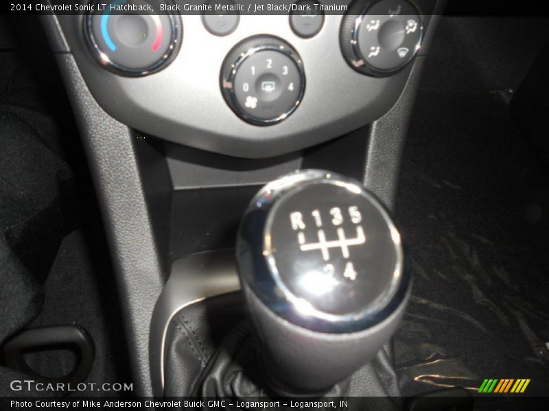 Black Granite Metallic / Jet Black/Dark Titanium 2014 Chevrolet Sonic LT Hatchback