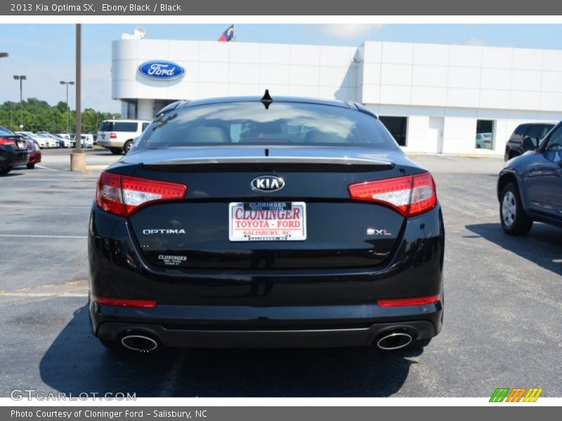 Ebony Black / Black 2013 Kia Optima SX