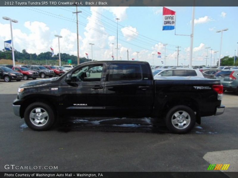 Black / Black 2012 Toyota Tundra SR5 TRD CrewMax 4x4