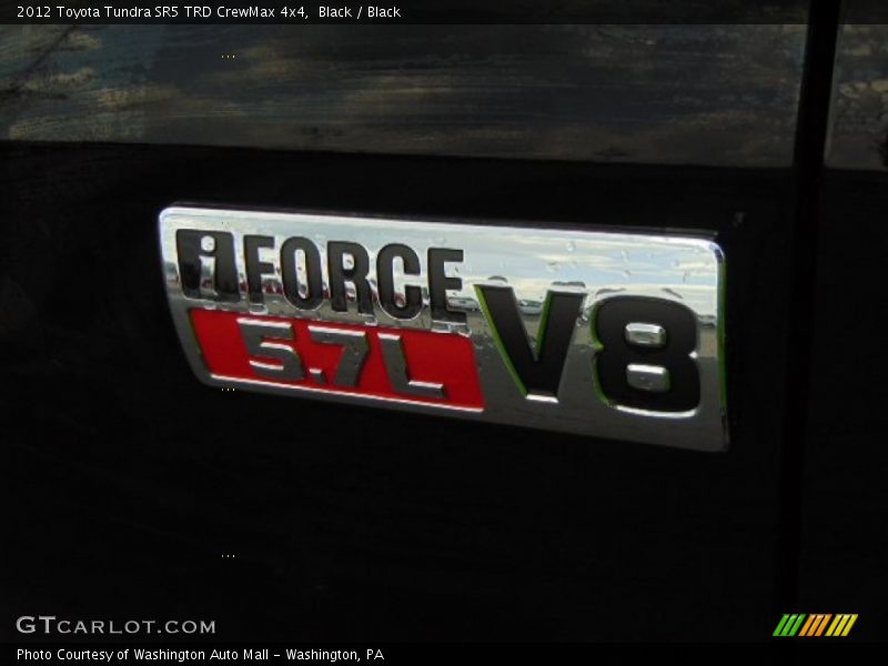 Black / Black 2012 Toyota Tundra SR5 TRD CrewMax 4x4