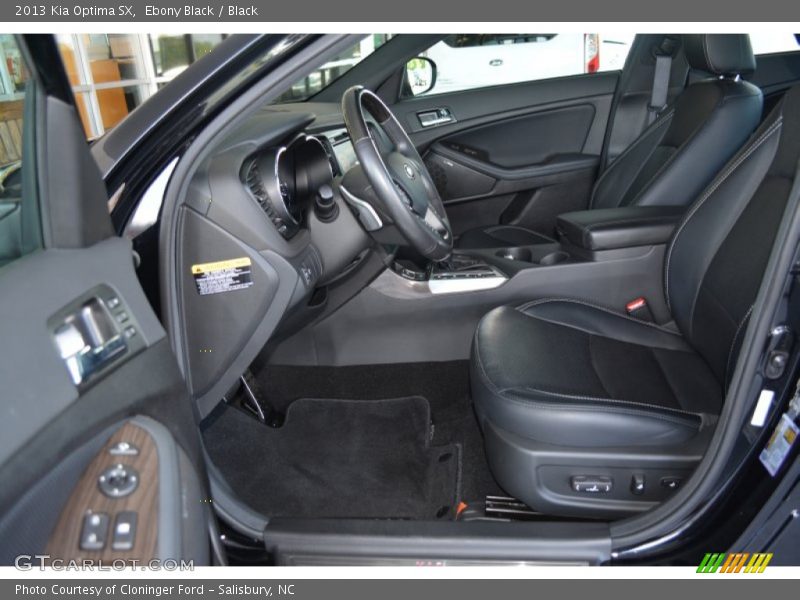 Ebony Black / Black 2013 Kia Optima SX