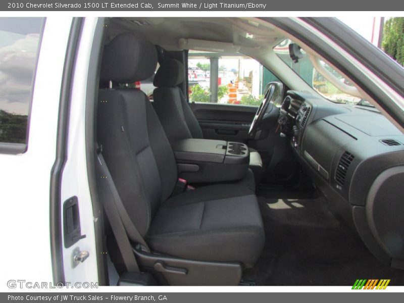 Summit White / Light Titanium/Ebony 2010 Chevrolet Silverado 1500 LT Extended Cab