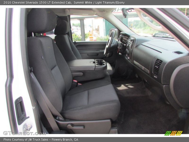 Summit White / Light Titanium/Ebony 2010 Chevrolet Silverado 1500 LT Extended Cab