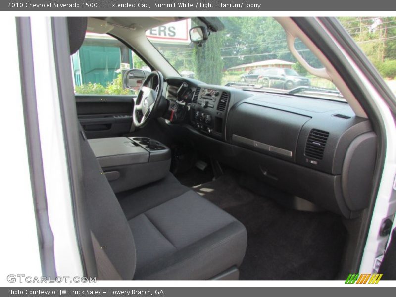 Summit White / Light Titanium/Ebony 2010 Chevrolet Silverado 1500 LT Extended Cab