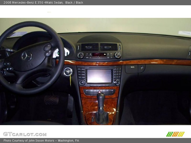 Black / Black 2008 Mercedes-Benz E 350 4Matic Sedan