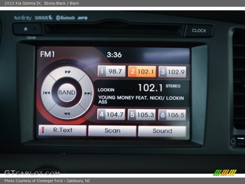 Ebony Black / Black 2013 Kia Optima SX