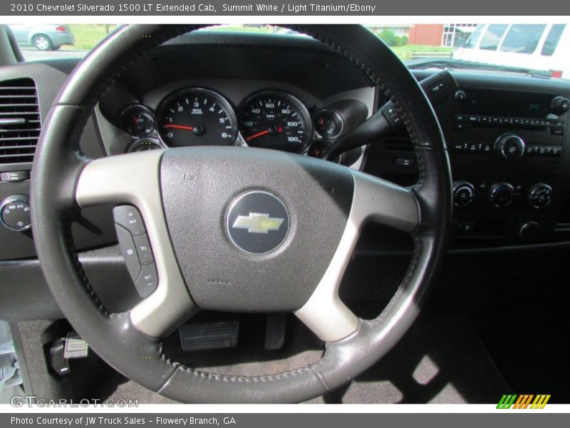 Summit White / Light Titanium/Ebony 2010 Chevrolet Silverado 1500 LT Extended Cab