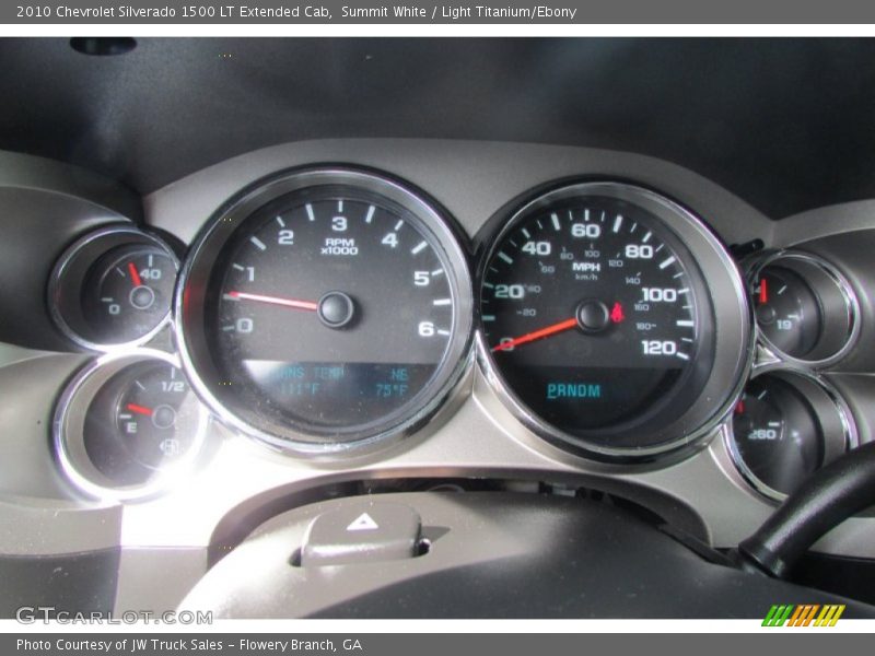 Summit White / Light Titanium/Ebony 2010 Chevrolet Silverado 1500 LT Extended Cab