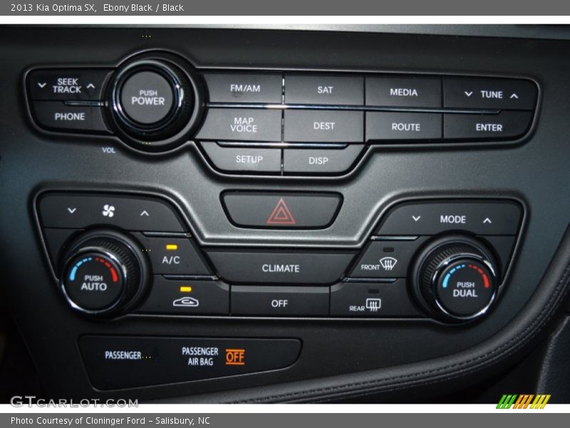 Ebony Black / Black 2013 Kia Optima SX