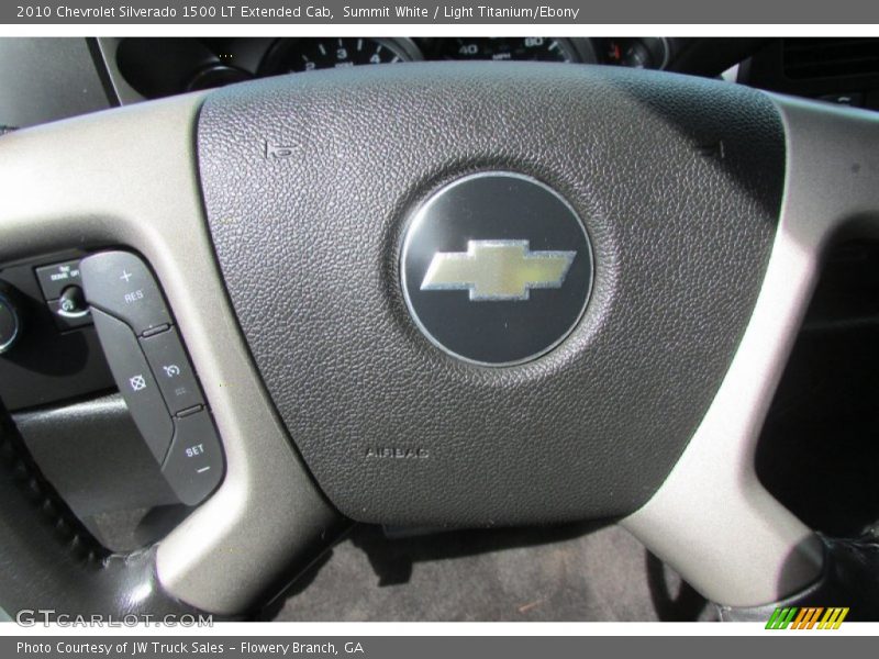 Summit White / Light Titanium/Ebony 2010 Chevrolet Silverado 1500 LT Extended Cab