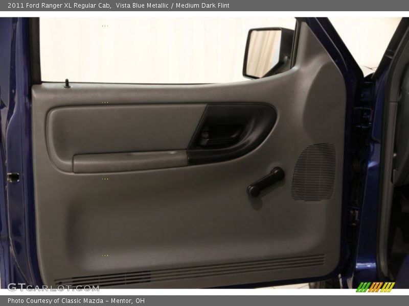 Vista Blue Metallic / Medium Dark Flint 2011 Ford Ranger XL Regular Cab