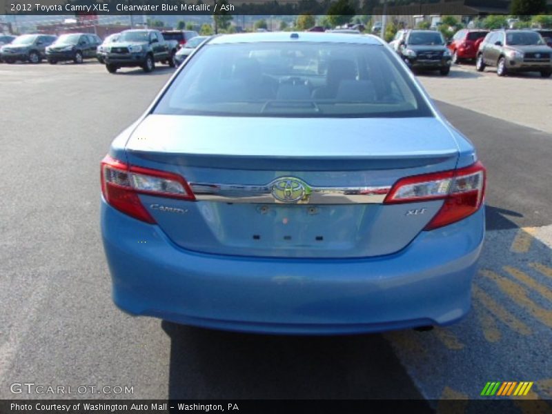 Clearwater Blue Metallic / Ash 2012 Toyota Camry XLE