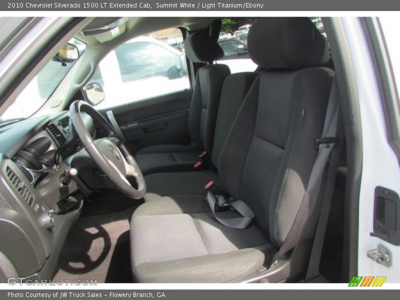 Summit White / Light Titanium/Ebony 2010 Chevrolet Silverado 1500 LT Extended Cab