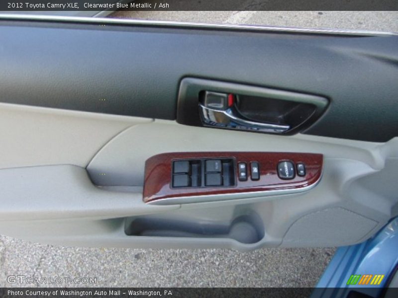 Clearwater Blue Metallic / Ash 2012 Toyota Camry XLE