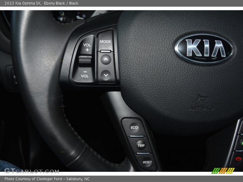 Ebony Black / Black 2013 Kia Optima SX