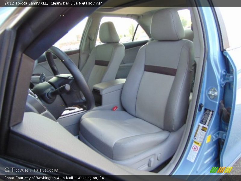 Clearwater Blue Metallic / Ash 2012 Toyota Camry XLE