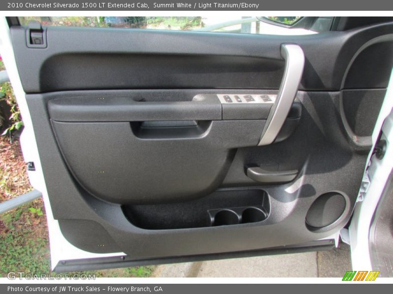 Summit White / Light Titanium/Ebony 2010 Chevrolet Silverado 1500 LT Extended Cab