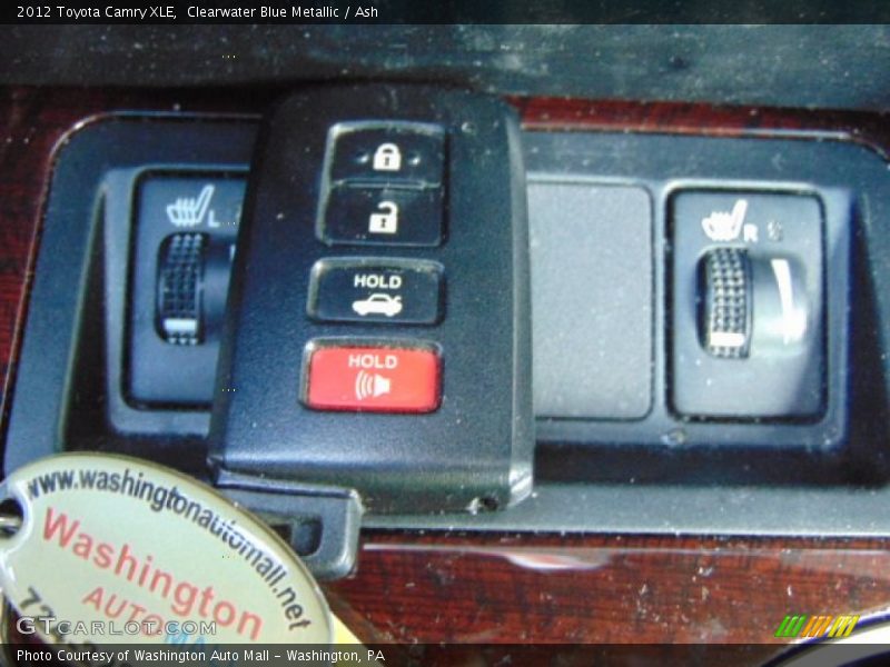 Clearwater Blue Metallic / Ash 2012 Toyota Camry XLE