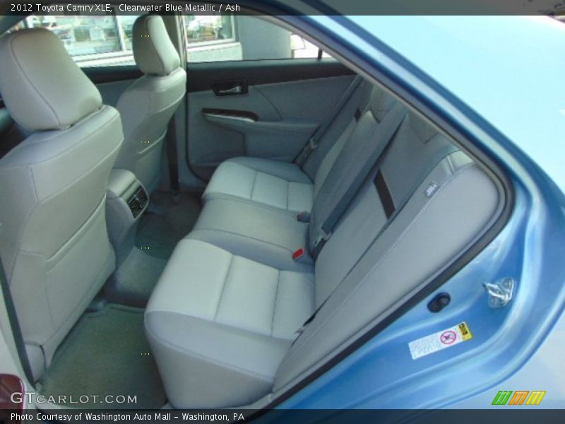 Clearwater Blue Metallic / Ash 2012 Toyota Camry XLE